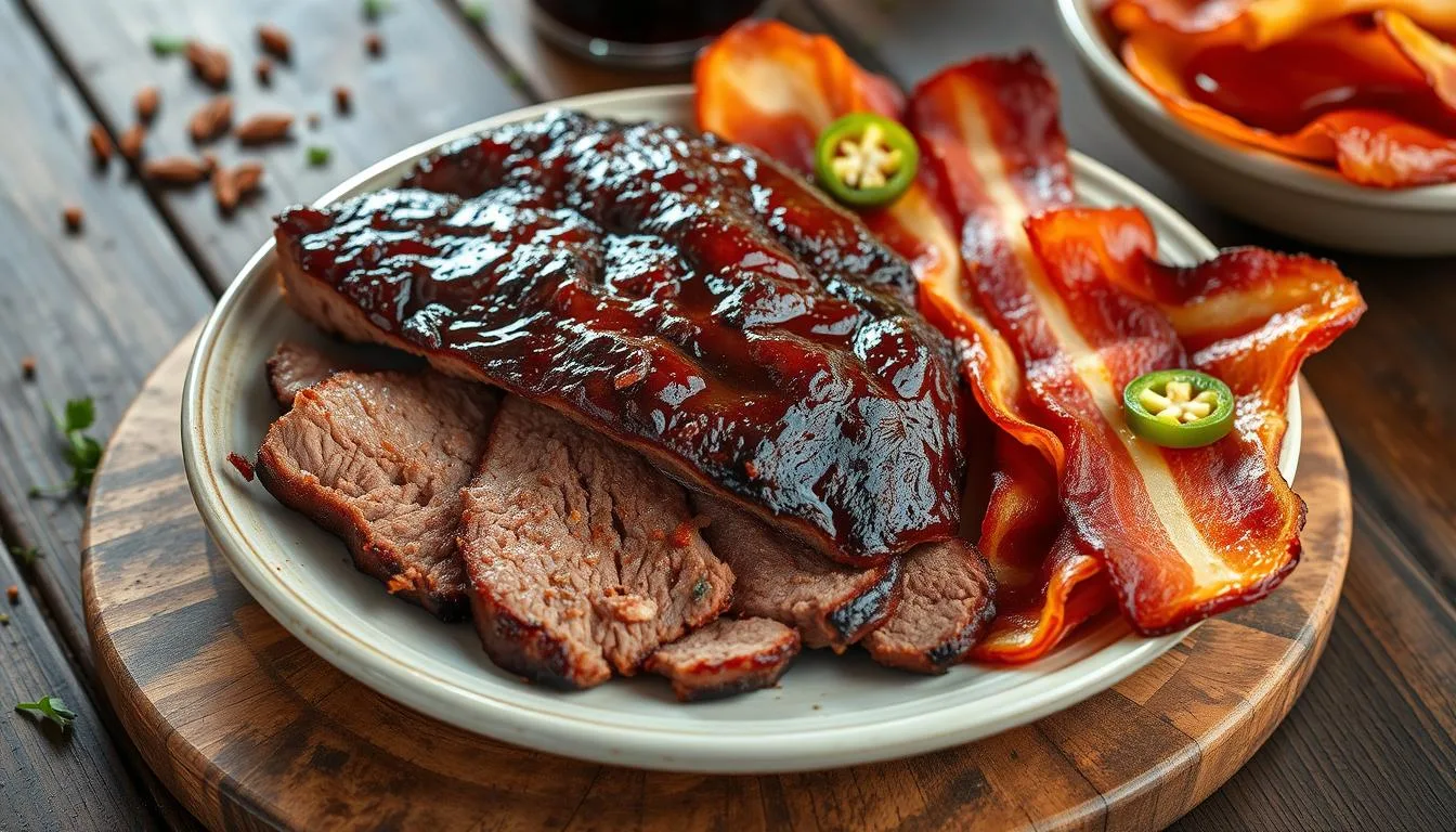 Texas Brisket with Bacon: Tender 1and Irresistible Recipe 1 texas brisket bacon recipe