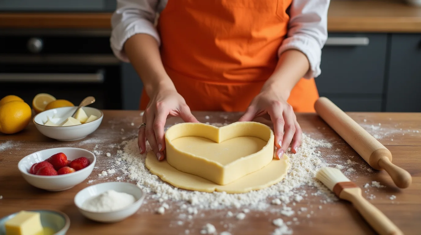 ❤️🍓 heart-shaped valentines day pie: An Irresistible Romantic Delight! ❤️🥧 2 heart-shaped valentines day pie