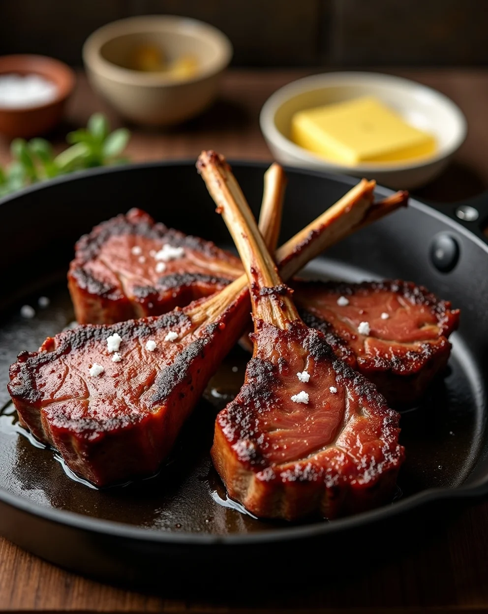 5 Easy Carnivore Diet Recipes for Meat Lovers 4 Butter-Basted Lamb Chops