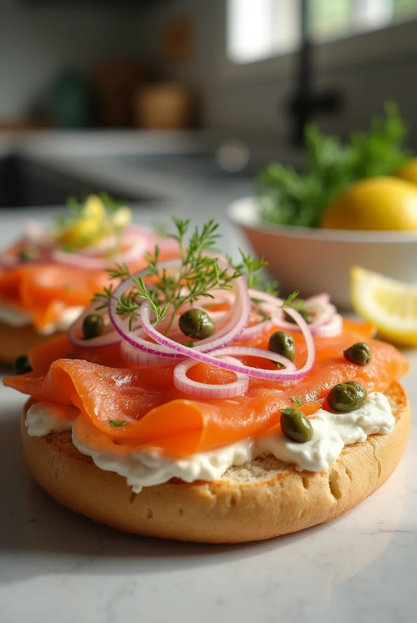 1 New York Bagel Lox Recipe: The Classic Breakfast 1 New York Bagel Lox Recipe