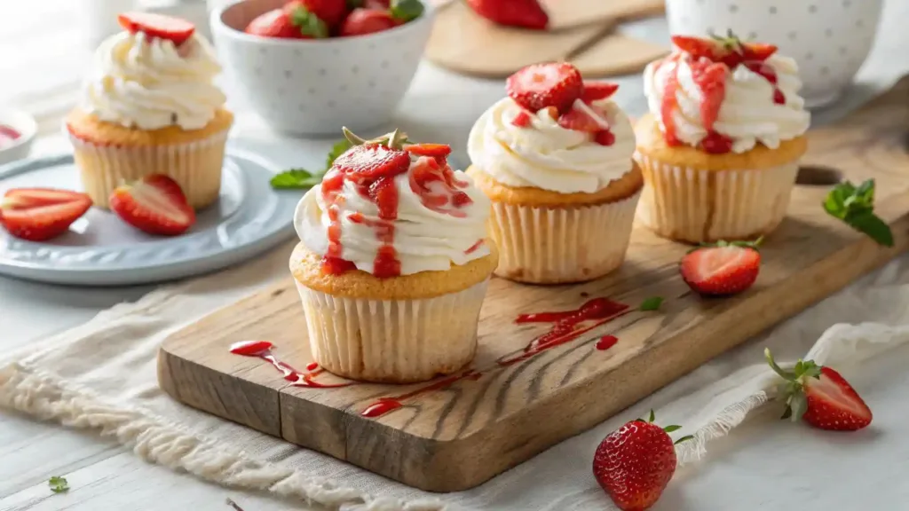 A Baker's Dream: The Ultimate Guide to Perfect Strawberry Shortcake Cupcakes 1 10000103624054571745357547306