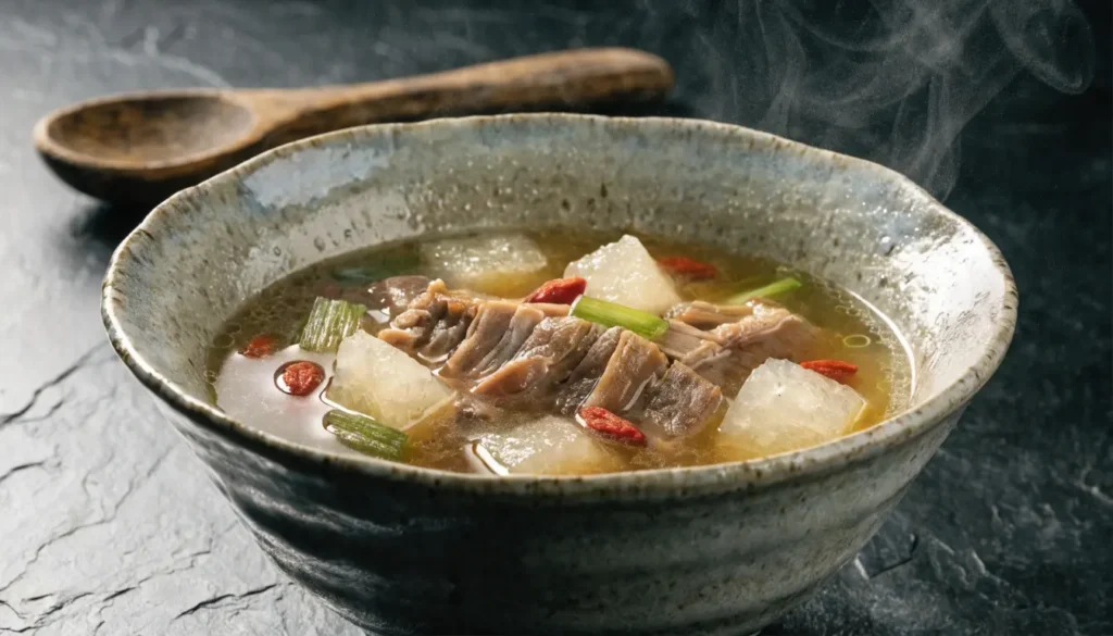 The Ultimate Guide to Heartwarming Winter Melon Short Rib Soup 2 a hyper realistic professional food photography s 1