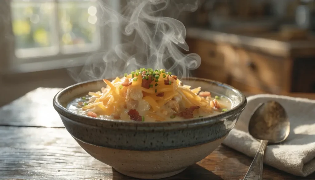 Creamy Potato Soup with Hash Browns