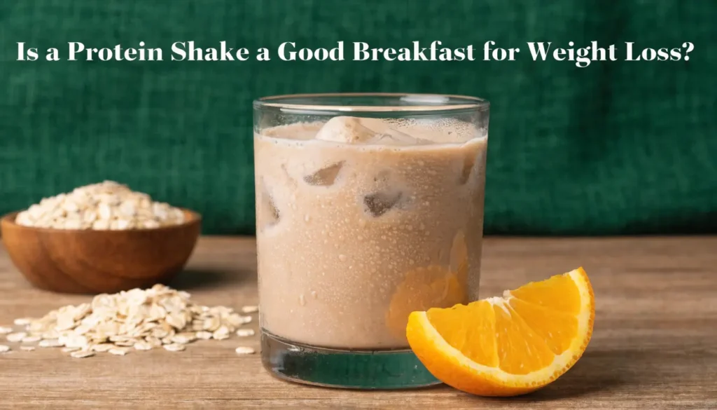 is a protein shake a good breakfast for weight los