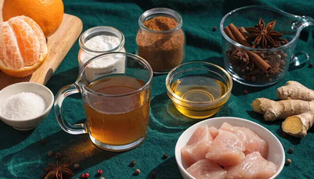 key ingredients for the perfect gluten free orange