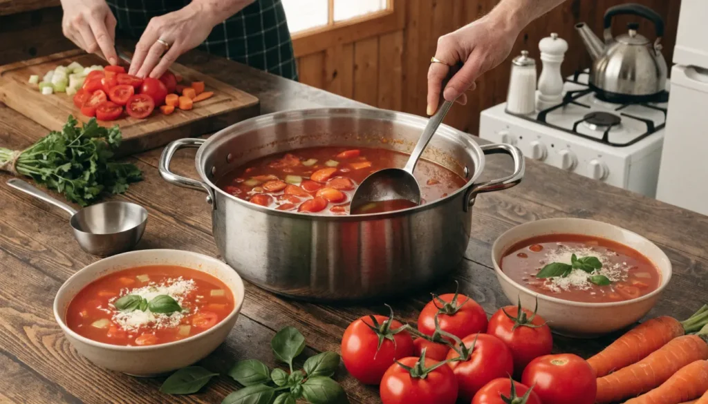 step by step making soup you ll remember