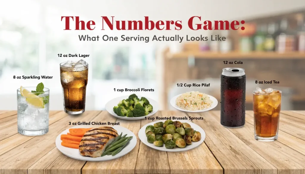 the numbers game what one serving actually looks