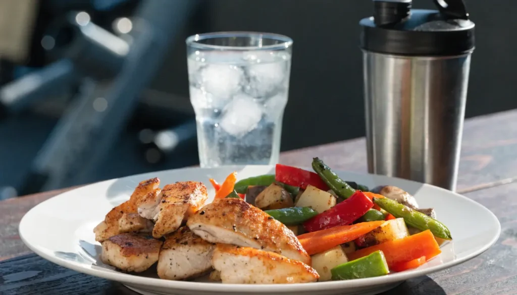 the ultimate post workout meal with chicken recip