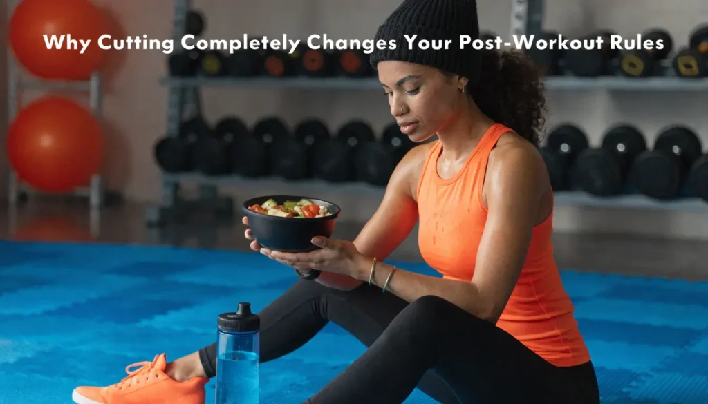 why cutting completely changes your post workout r
