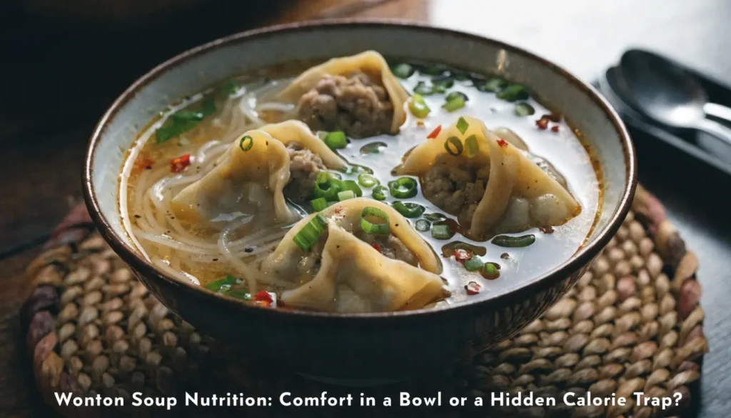 wonton soup nutrition comfort in a bowl or a hidd