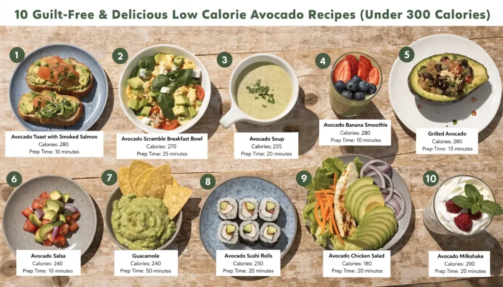 10 guilt free delicious low calorie avocado reci