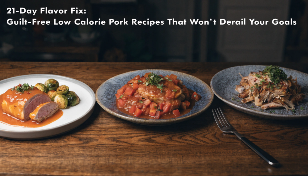21 day flavor fix guilt free low calorie pork rec