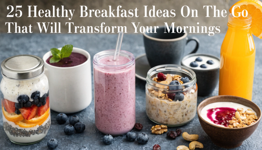25 healthy breakfast ideas on the go that will tra