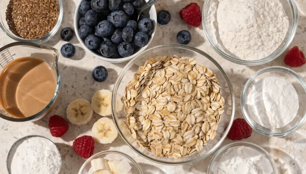 ingredients for the best low calorie healthy panca