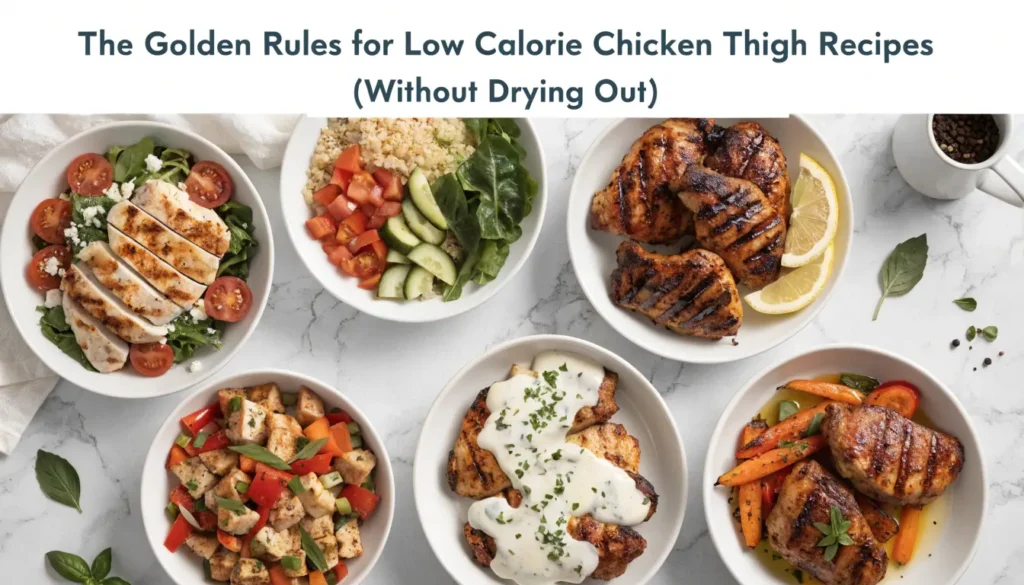 the golden rules for low calorie chicken thigh rec