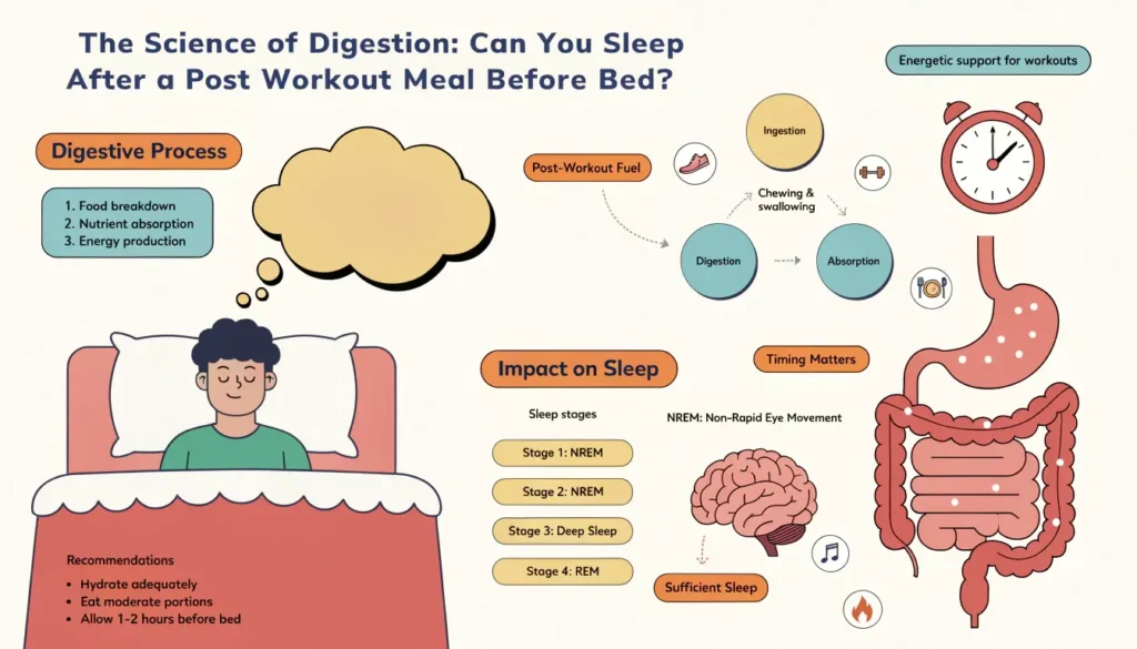 the science of digestion can you sleep after a po