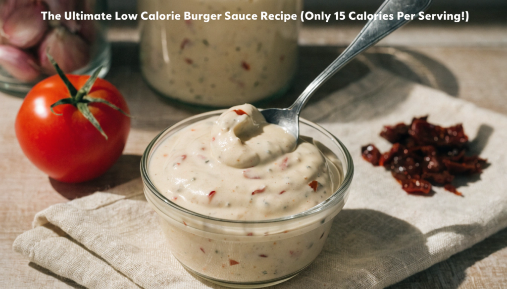 the ultimate low calorie burger sauce recipe only