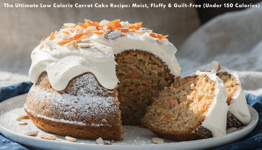 the ultimate low calorie carrot cake recipe moist