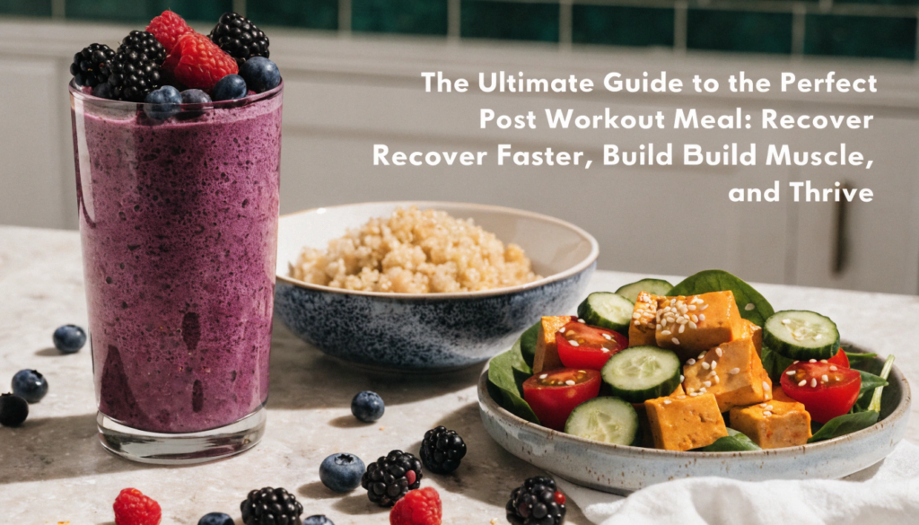 the ultimate guide to the perfect vegan post worko