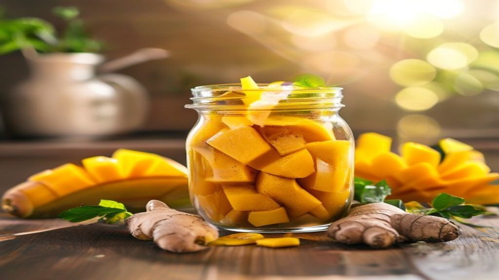 swaltrecipes 9 A vibrant immune boosting smoothie recipe featuring mango, ginger, and turmeric.