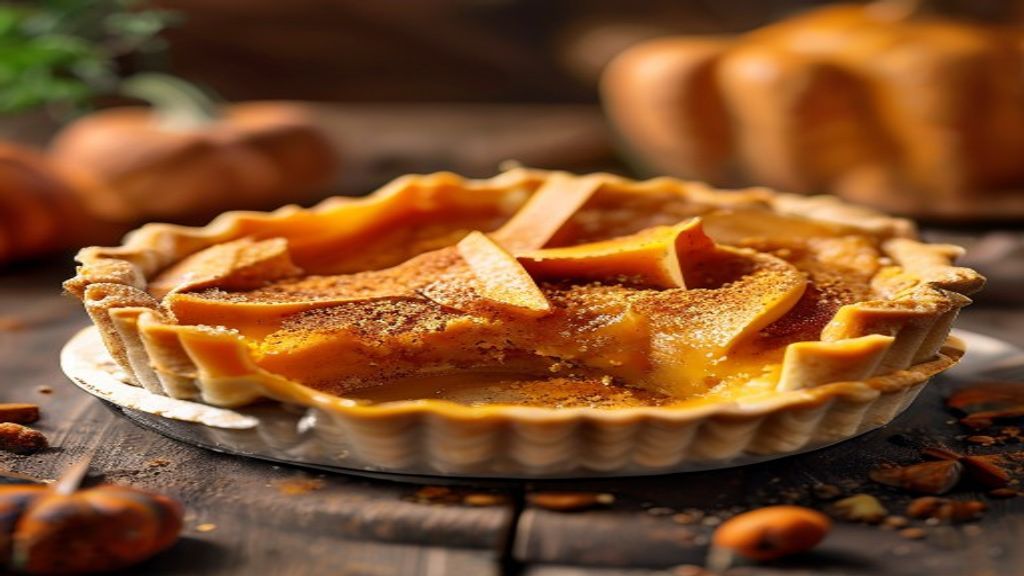 A small glass bowl filled with vibrant homemade pumpkin pie spice recipe ingredients.