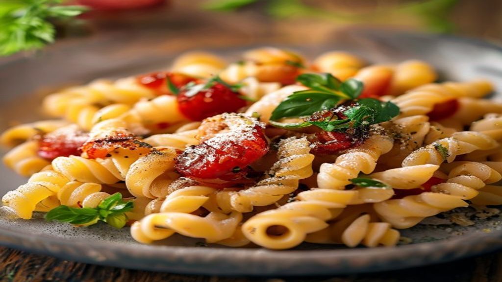 Low Carb Diabetic Friendly Pasta: Perfect Zucchini Noodles Recipe 9 A bowl of vibrant diabetic friendly pasta recipe low carb with fresh herbs and tomatoes.