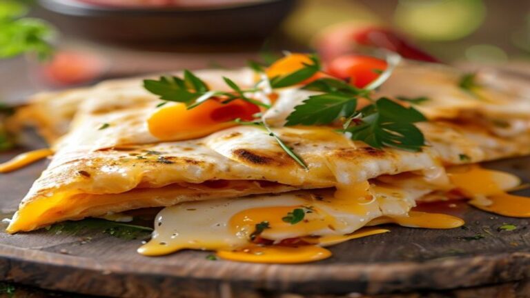 A stack of golden brown kid friendly quesadilla recipe cheese triangles on a white plate.