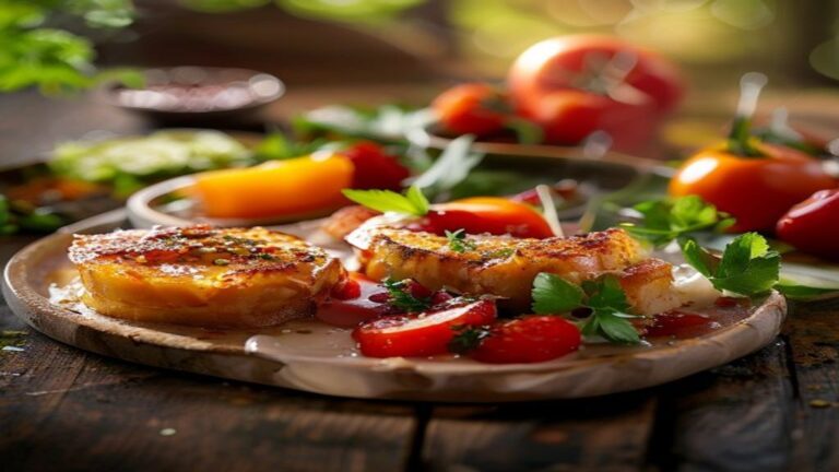 A colorful sheet pan salmon and asparagus meal for diabetic friendly dinner recipes easy.