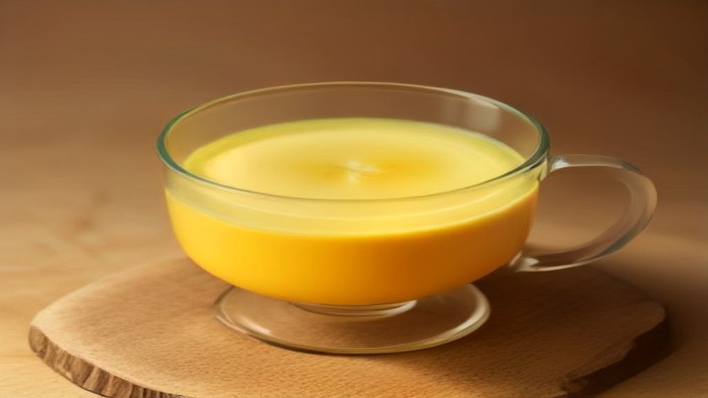 swaltrecipes 7 A steaming mug of golden milk turmeric latte with a dusting of cinnamon.